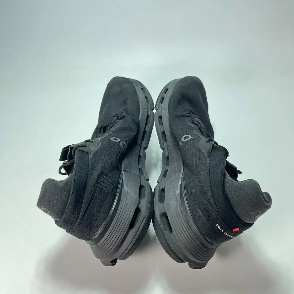On Cloudnova 2 Triple Black Lightweight Casual Lifestyle Sneakers Men's Size 13